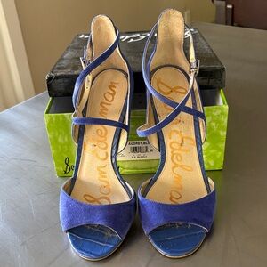 Sam Edelman Women's Royal Blue Heels